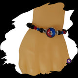 Haitian flag bracelet