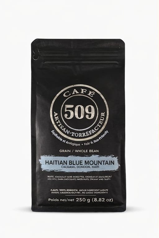 Café 509 – Blue Mountain Haïtien – En grain – 250 g