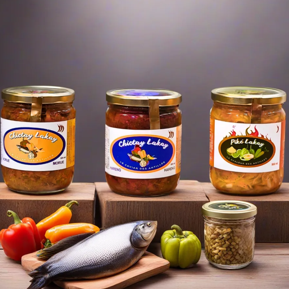 Chiktay Lakay & Pike Lakay (3 Jar Combo) 500ML Each Jar